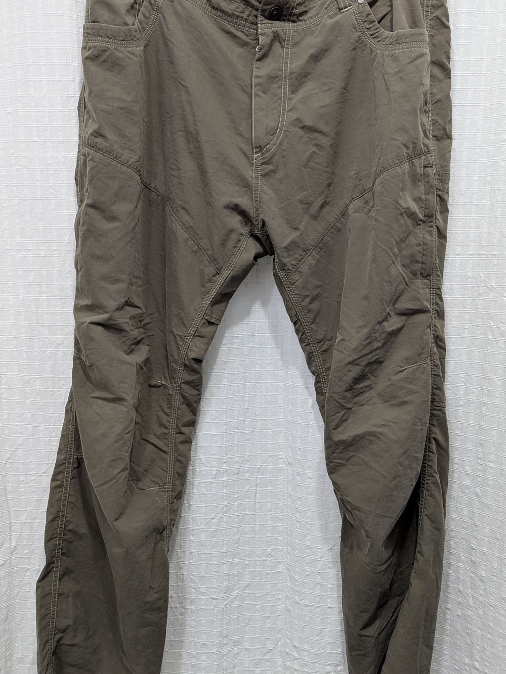 Kuhl Radikl Pants Mens 40x32 Olive Green Khaki Hiking Cargo Outdoor Klassik Fit